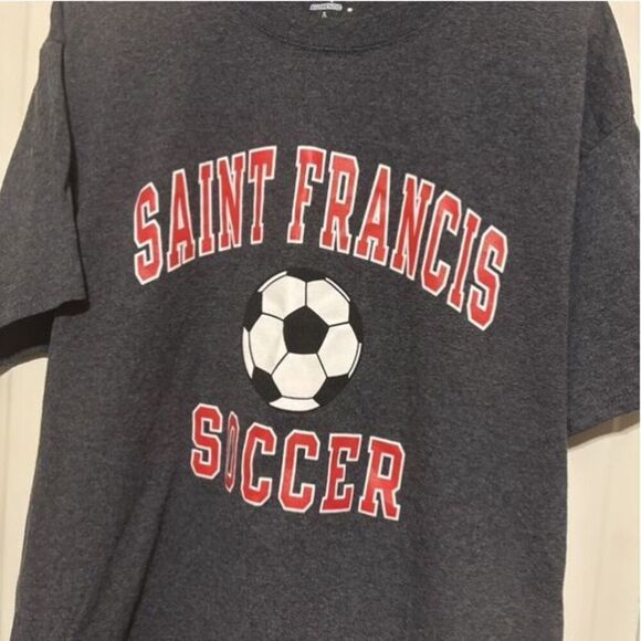 Saint Francis University Soccer Size Large T-Shirt - Picture 2 of 4